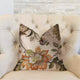 Harmony Meadows  Multicolor Luxury Throw Pillow, 20"x20"