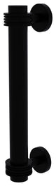 8" Door Pull With Dotted Accents, Matte Black