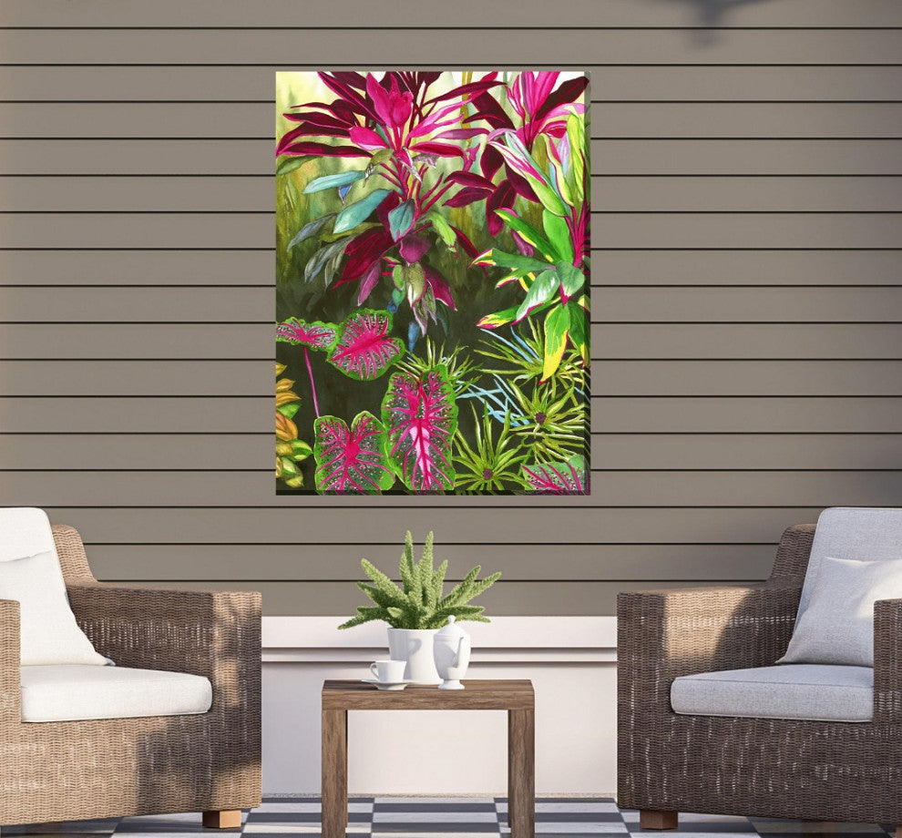 Bright Botanicals Outdoor Art, 30"x40"