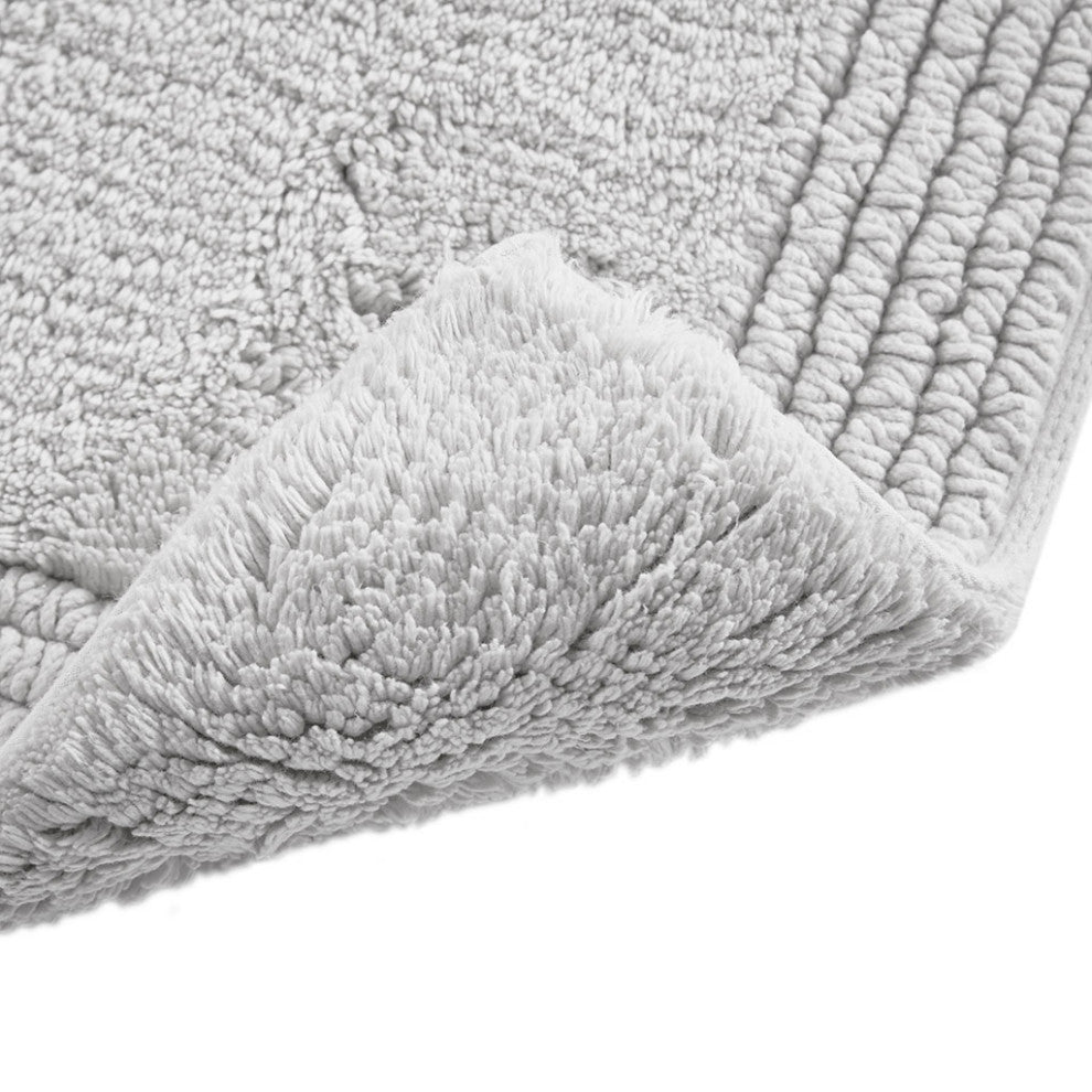 Madison Park Signature Splendor 100% Cotton Tufted 3000GSM Reversible Bath Rug
