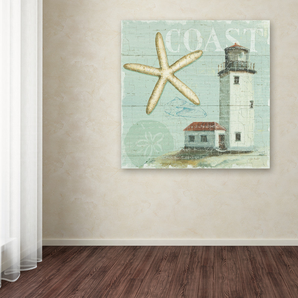 ''Beach House II'' Canvas Art by Lisa Audit