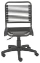 Black Adjustable Height Swivel Bungee Rolling Office Chair