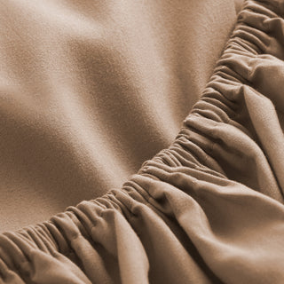 Bare Home 1800 Microfiber Sheet Set, Camel, Queen
