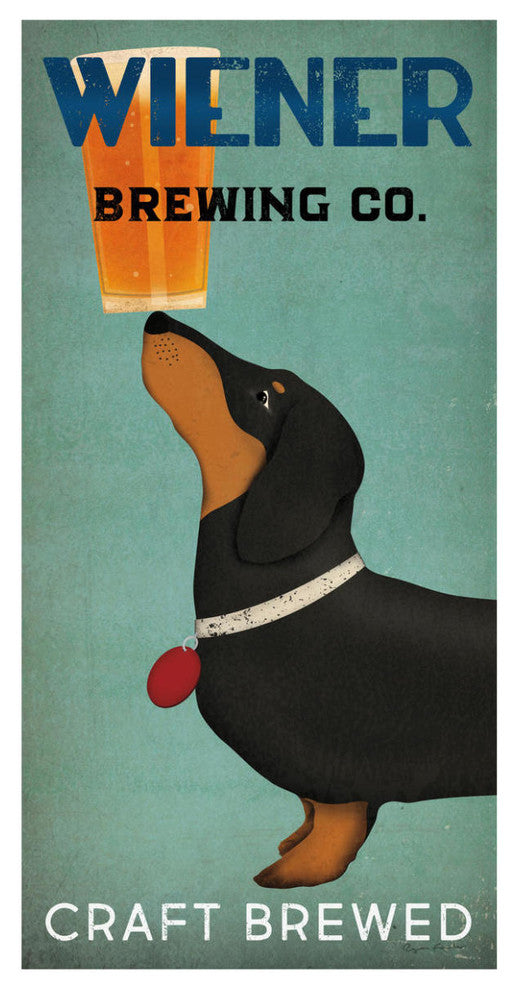 "Wiener Brewing Co" Digital Paper Print by Ryan Fowler, 32"x62"
