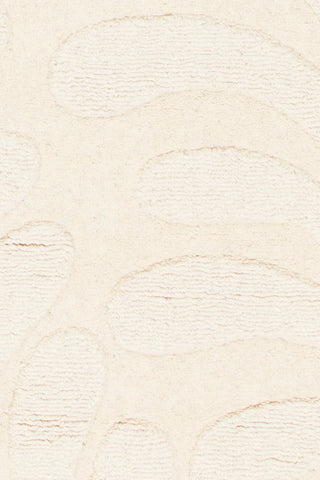 Mystica Contemporary Area Rug, White, 5'x8' Rectangle