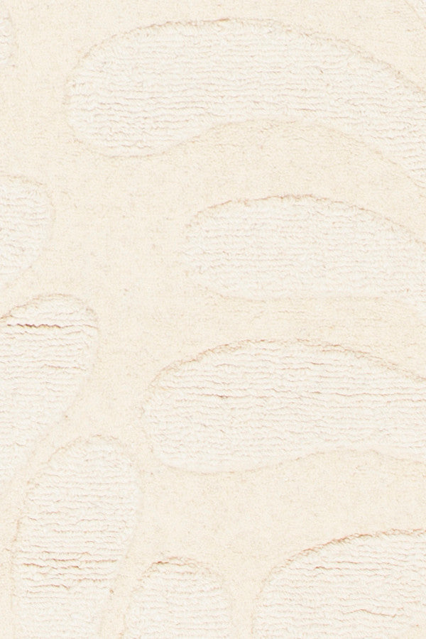 Mystica Contemporary Area Rug, White, 5'x8' Rectangle