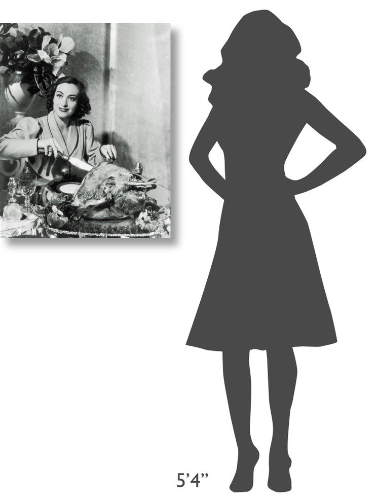 "Thanksgiving - Joan Crawford" Canvas Giclee by Hollywood Photo Archive, 24"x30"