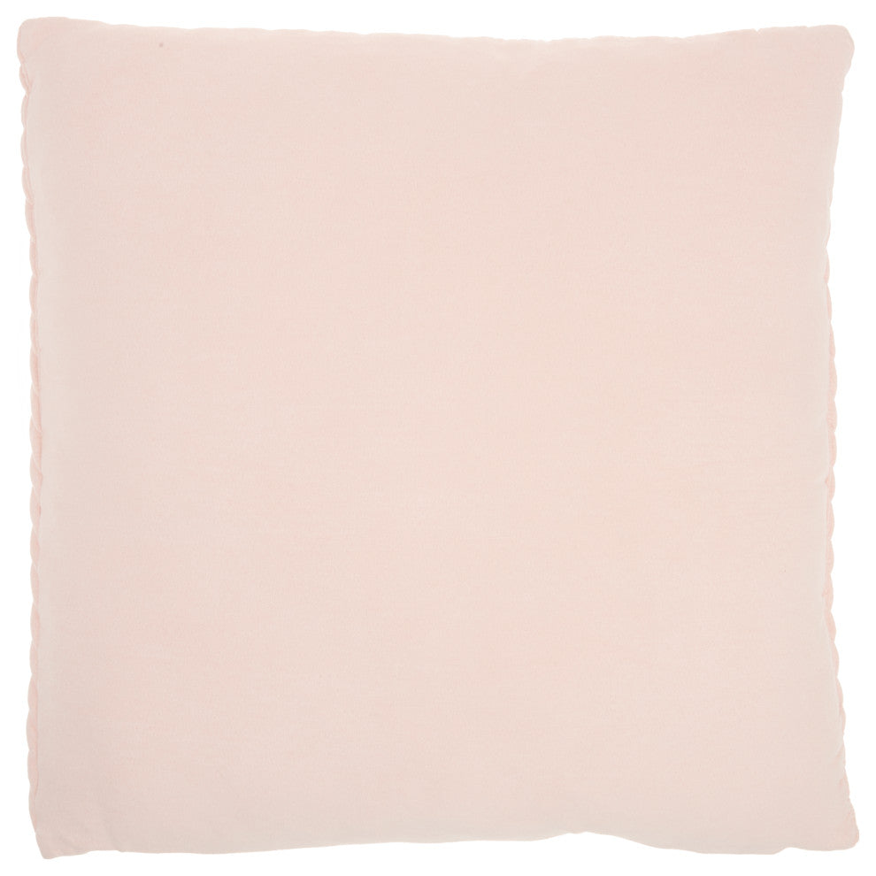 Mina Victory ET299 Throw Pillow, Blush, 22"X22"
