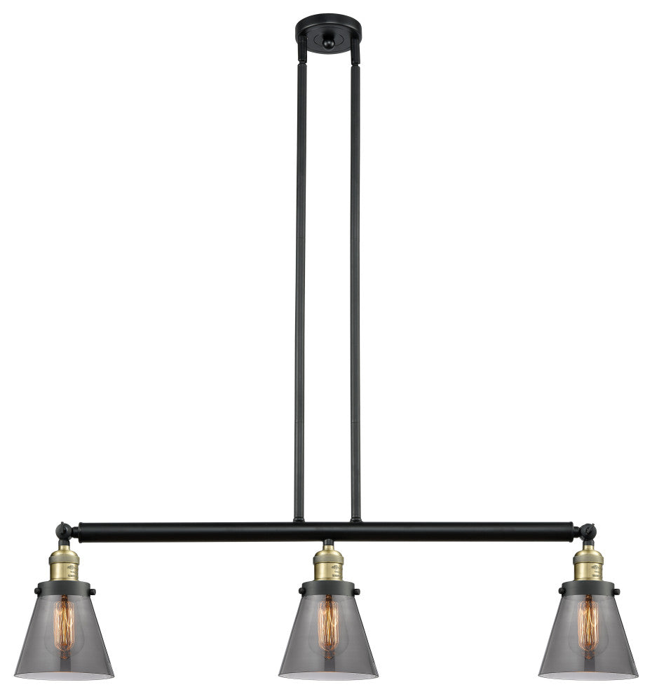 Innovations Lighting 213-Bab-S-G63-Led 3 Light Dimmable Led Island Light