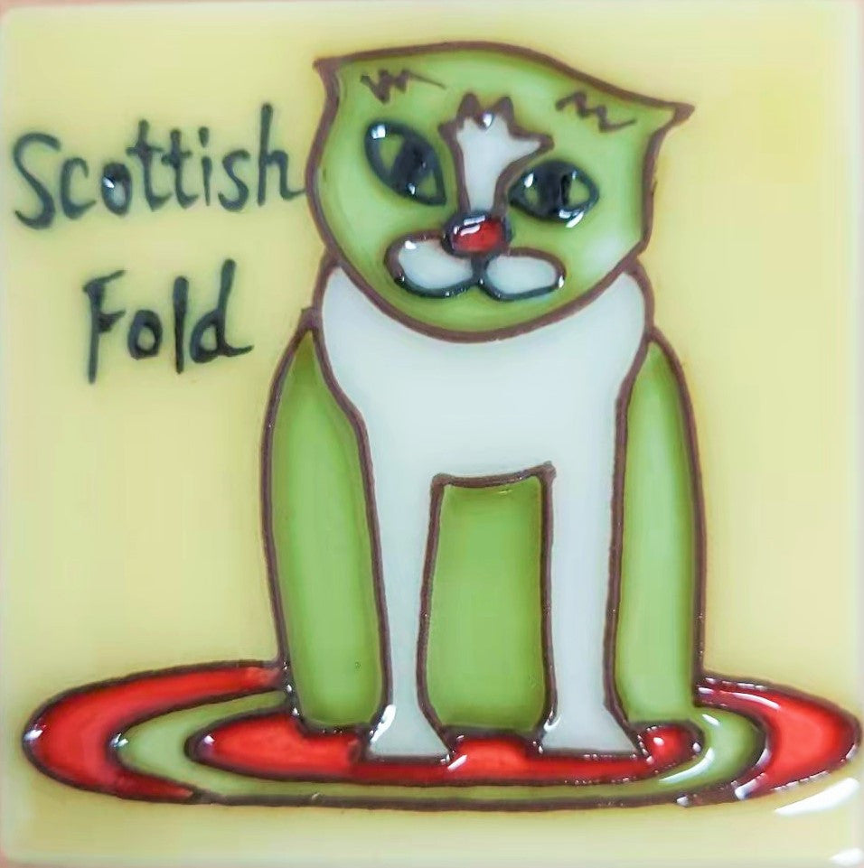 Scottish Fold Cat Magnet