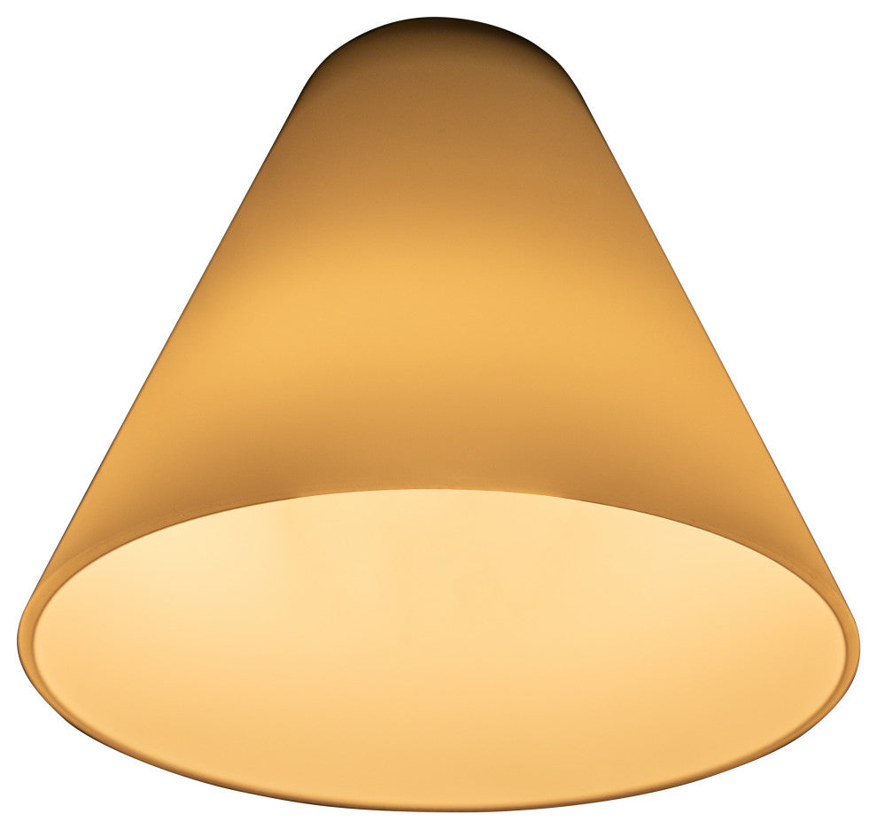 Inari Silk Martini Pendant Glass Shade, White