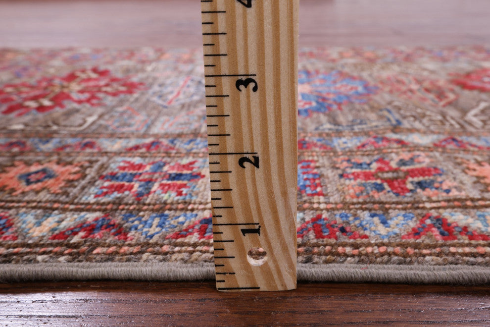 2' 0" X 5' 10" Super Kazak Hand-Knotted Wool Runner Rug Q10301