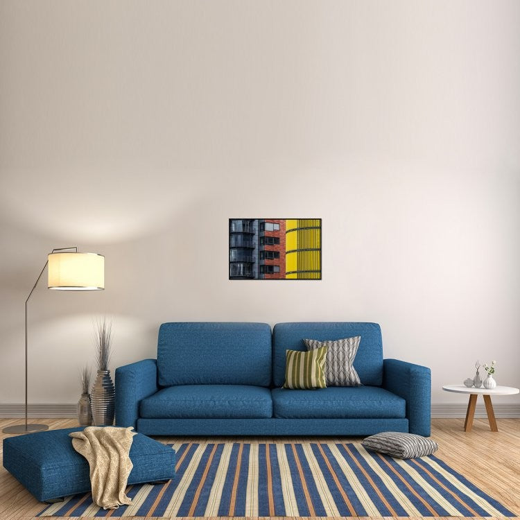 "Opposite Attraction Ii" Framed Canvas Giclee by Benjamin Brosdau, 31x21"