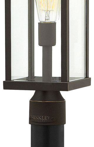 Hinkley Lighting 2321 Manhattan 120v 1 Light 21.5" Tall Post - Oil Rubbed