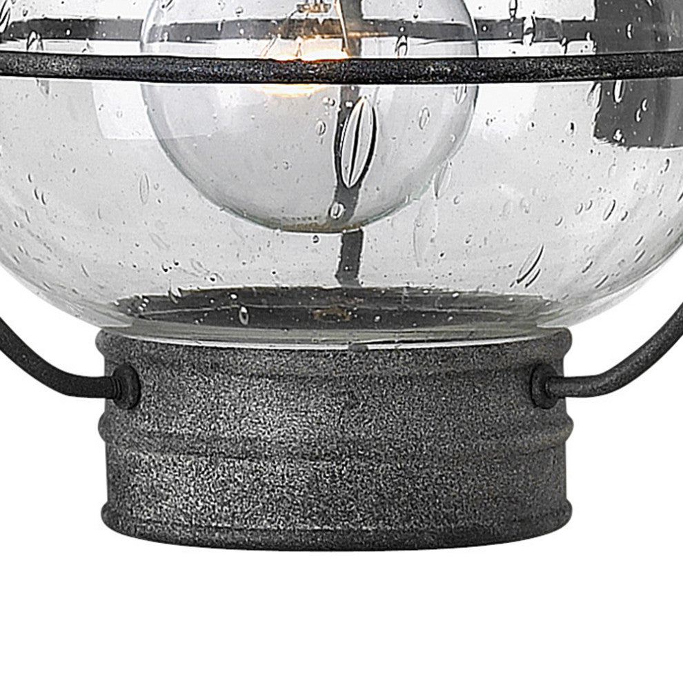 Hinkley Cape Cod 14" Extra Small Outdoor Wall Mount Onion Lantern, Aged Zinc
