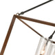 Farmhouse 4-Light Large Wood Pendant Light Chandelier,Black