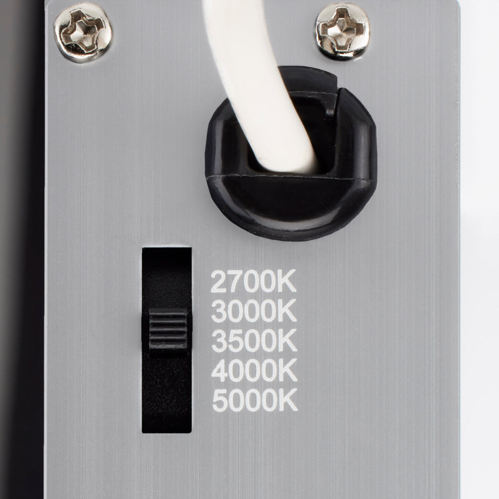 9 Watt - CCT Selectable - LED Direct Wire Downlight - Gimbaled - 4 Inch Square