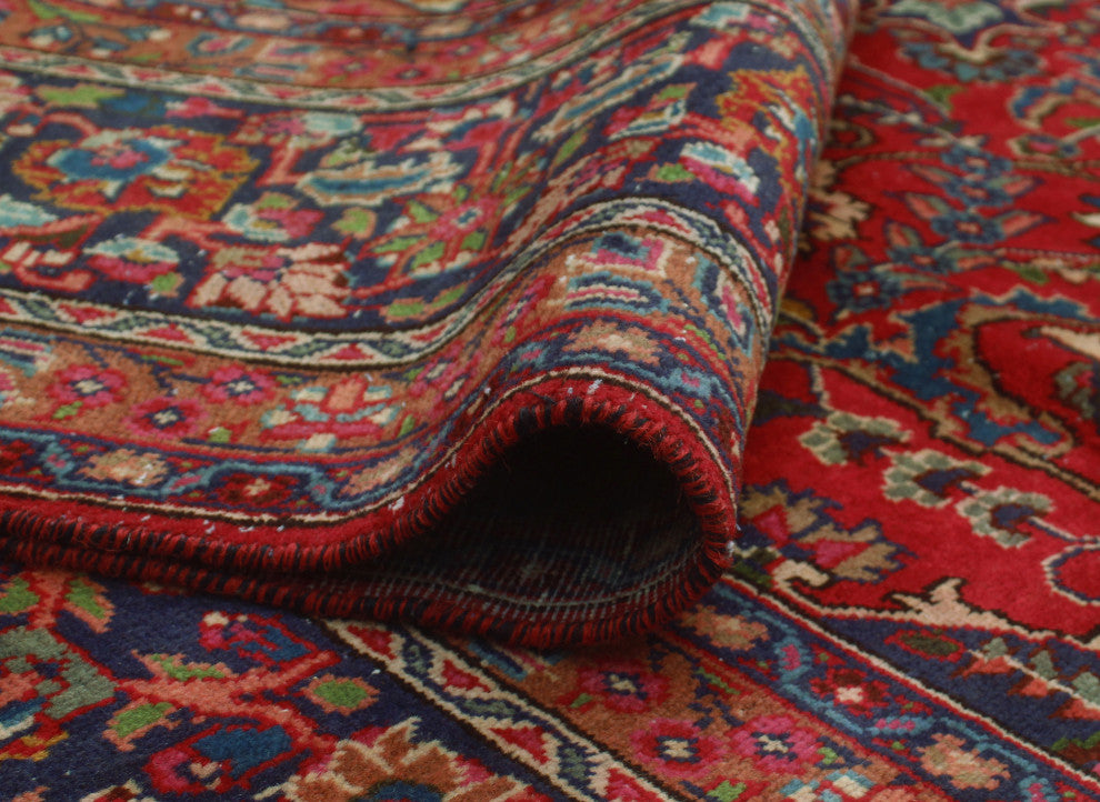 Fine Vintage Distressed Arleth Red Rug