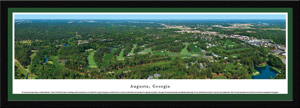 Augusta Skyline Panoramic Poster, Georgia , Select Frame