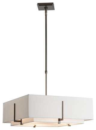 Exos Square Double Shade Pendant, Natural Anna Inner, Natural Anna Outer