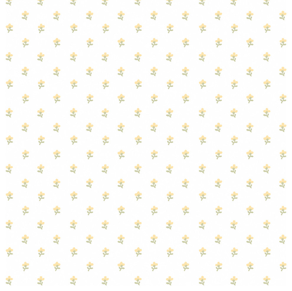Laura Ashley Wood Violet Ochre Yellow Removable Wallpaper