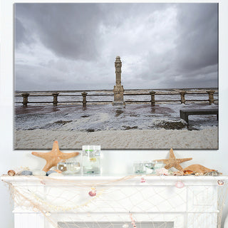 "Spring Storm in Uruguay Panorama" Sea Bridge Wall Art, 40"x30"