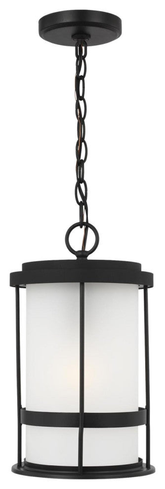 Generation Lighting 6290901EN3 Wilburn 8"W LED Outdoor Mini - Black