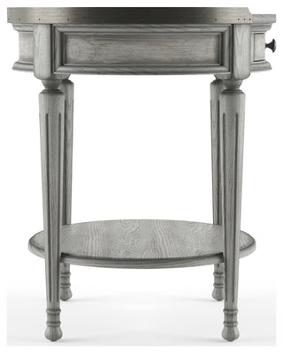 Sampson  Accent Table with Storage, Gray