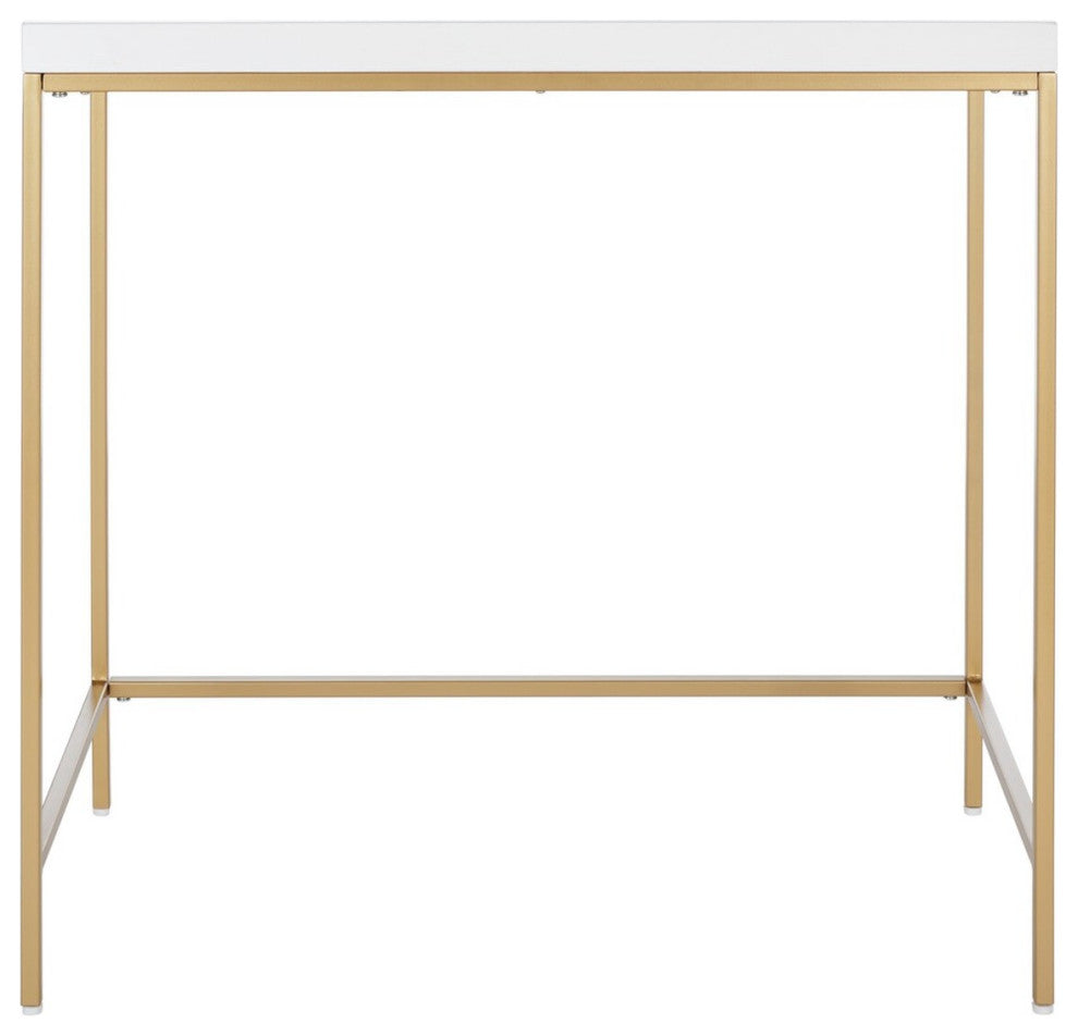 Safavieh Cass Desk, White/Gold