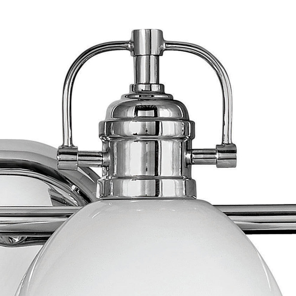 Hinkley Rowan Large Four Light Vanity, Chrome