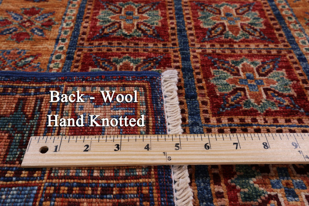 3' 5" X 4' 11" Antiqued Pazyryk Historical Design Hand-Knotted Rug Q10697
