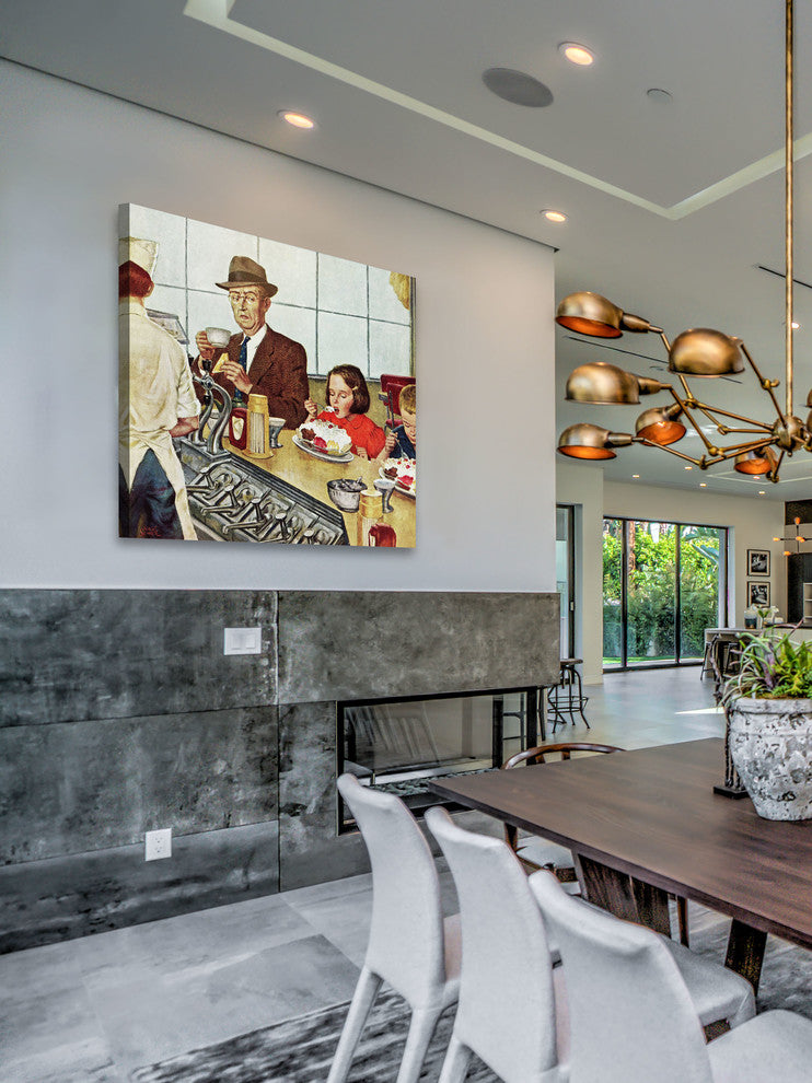 "Banana Split" Painting Print on Canvas by Amos Sewell