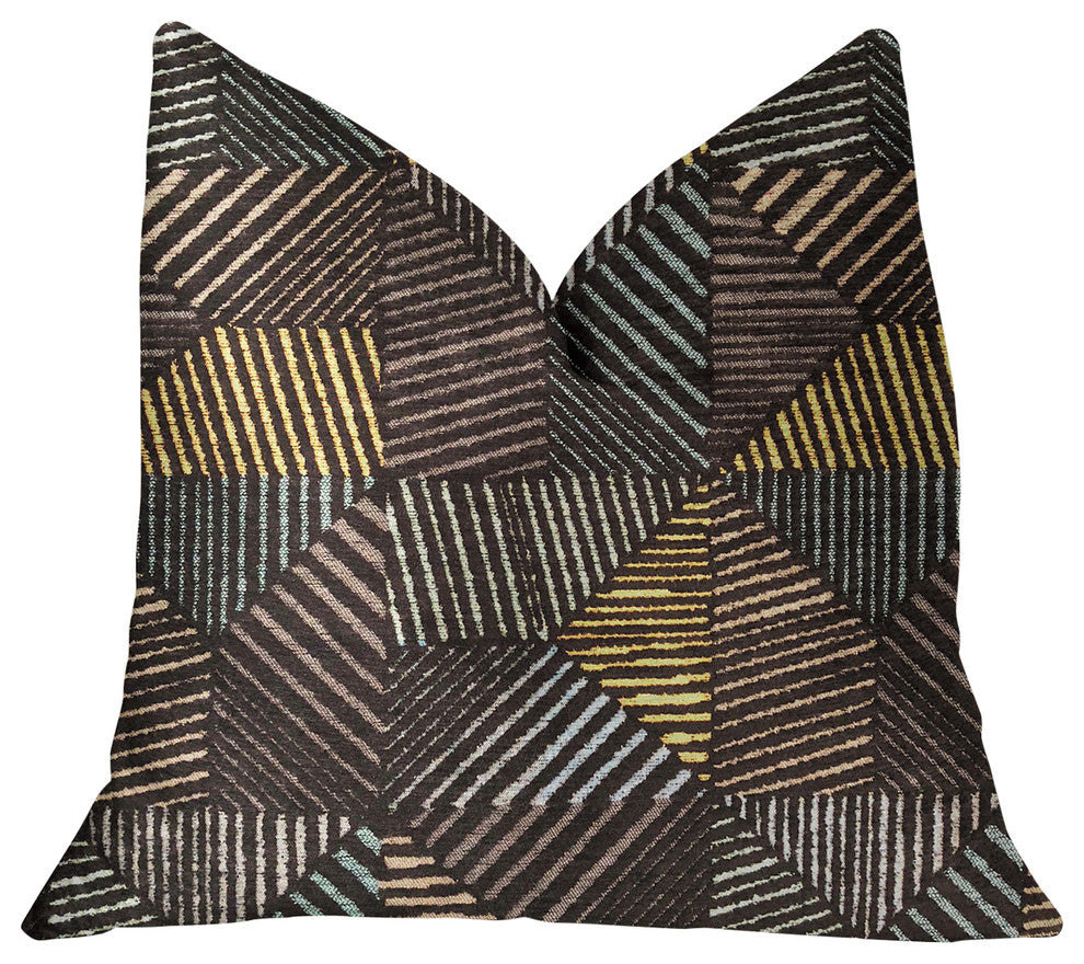 Highland Heights Multicolor Luxury Throw Pillow, 24"x24"