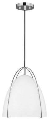 Norman 1-Light Pendant, Chrome