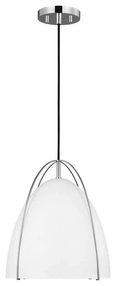 Norman 1-Light Pendant, Chrome