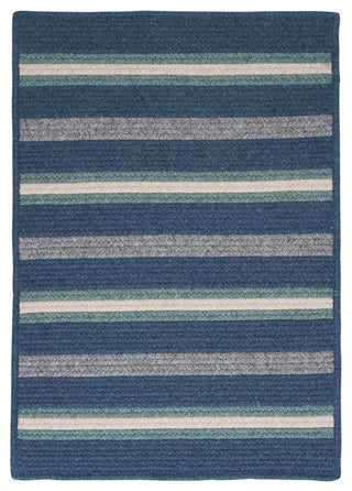 Colonial Mills Salisbury LY59 Denim Contemporary Area Rug, Rectangular 8'x11'