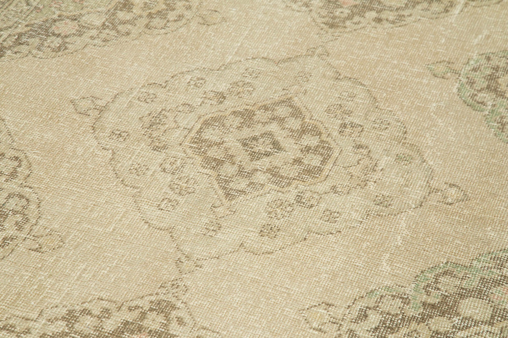 Rug N Carpet - Handwoven Turkish 4' 9" x 12' 2" Contemporary Runner Rug
