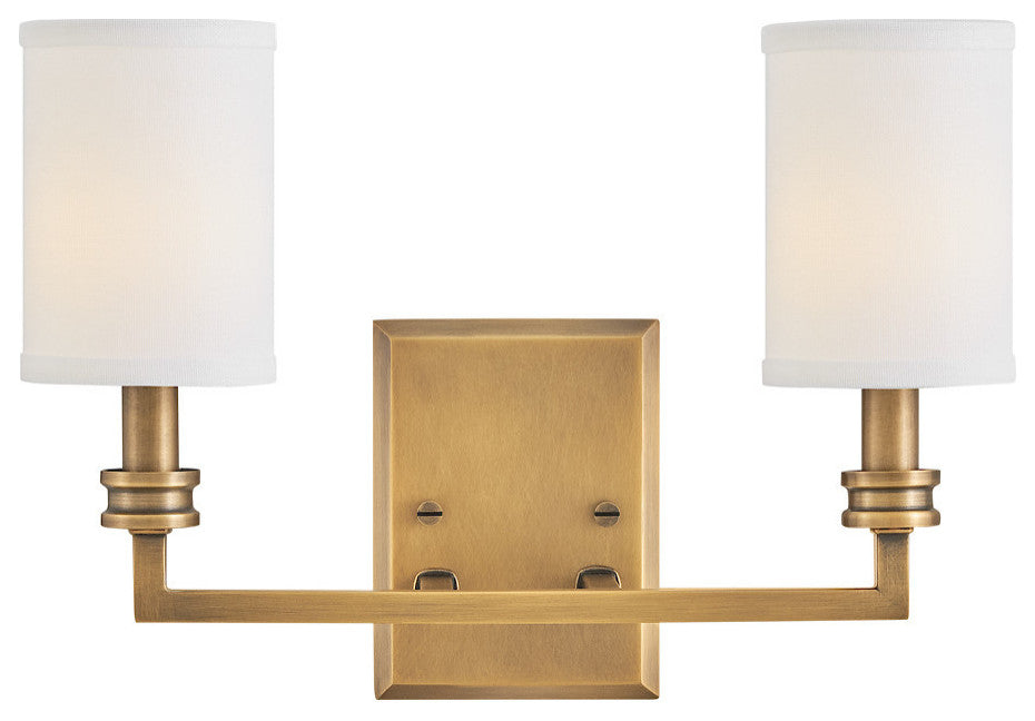 Hinkley Moore Medium Sconce, Heritage Brass