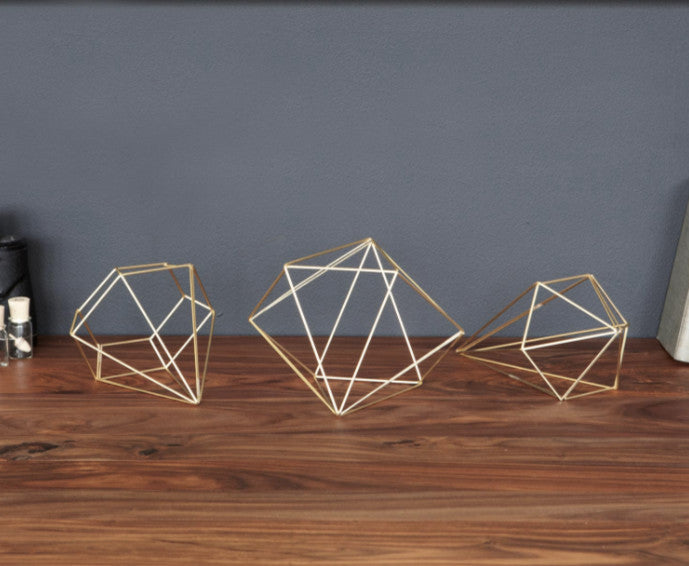Prisma Wall Decor, Matte Brass