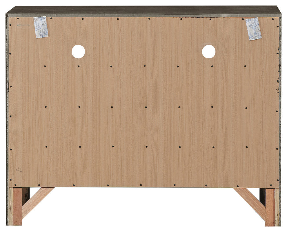 Marilla Gray 6 Drawer Chest of Drawers, 47"x17"x37"