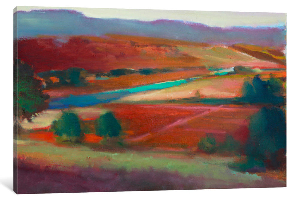 "Valley View I" by Eddie Barbini, Canvas Print, 18"x12"