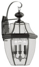 Monterey Outdoor Wall Lantern, Black