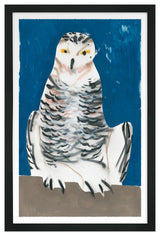 Snow Owl 1 Fine Art Print, Black, 30"x20"