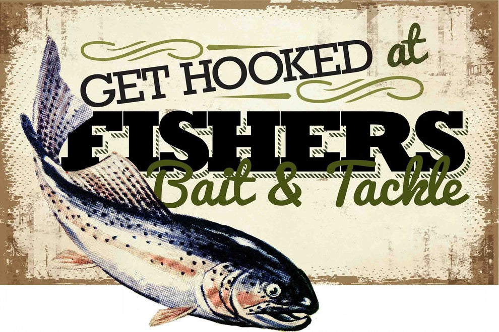 "Get Hooked at Fishers" Painting by Saturday Evening Post