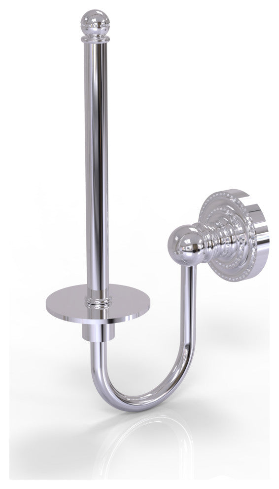 Dottingham Upright Toilet Tissue Holder, Polished Chrome