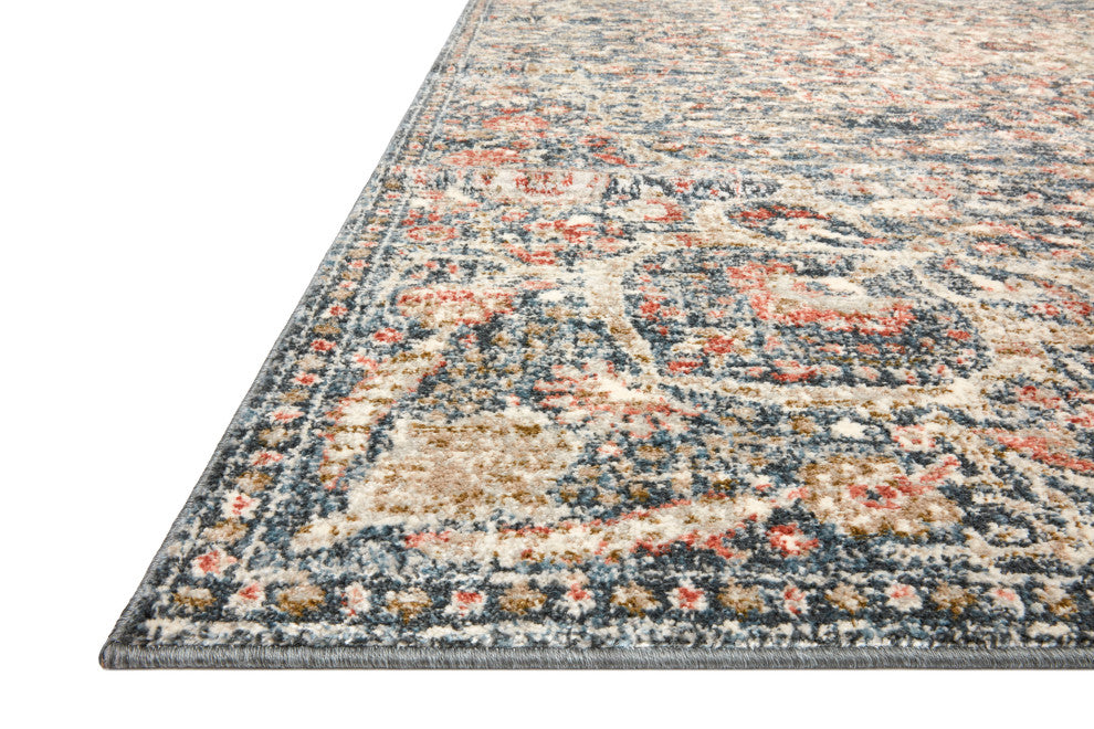 Loloi II Saban SAB-02 Blue, Spice Sample Swatch