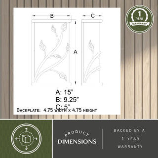 Vine 10" Wall Sconce