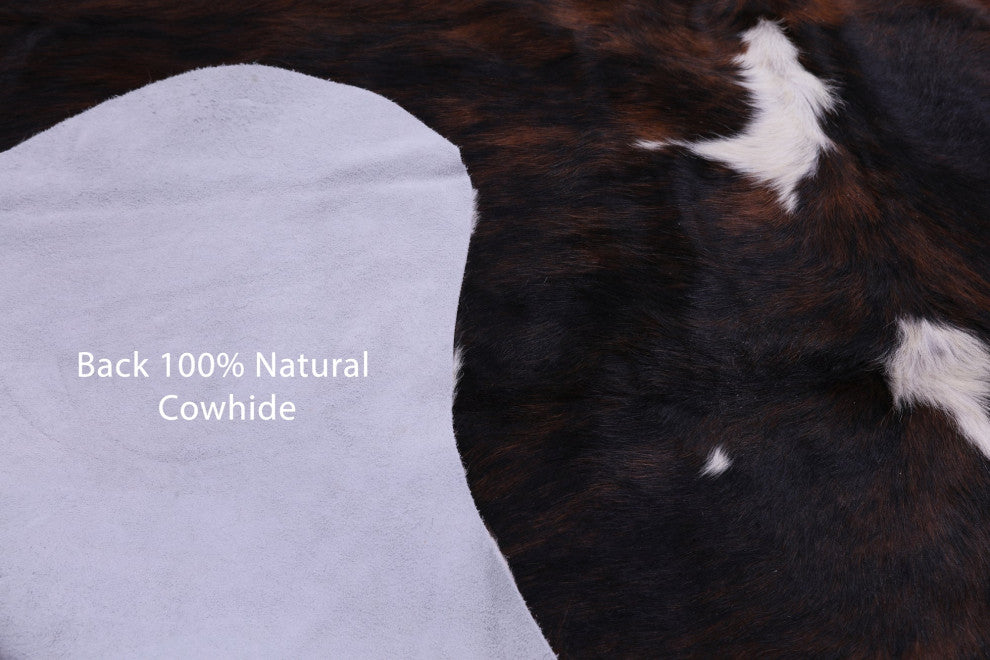 6' 11" X 6' 2" Natural Cowhide Rug C1997