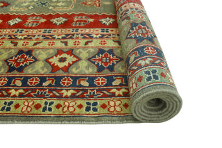 Kazak Celenia Grey/Red Rug, 8'4 x 11'2