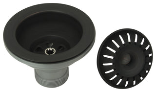 Copper Kitchen Sink Stopper for 3.5" Standard Strainer Drain, Oil Rubbed Bronze